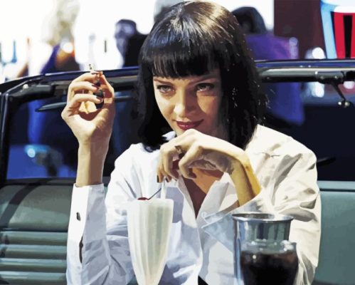 Pulp Fiction Mia Wallace Paint By Numbers