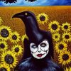 Raven Sunflower Paint By Numbers