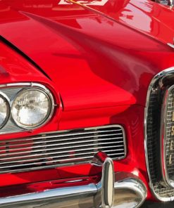 Red Ford Edsel Paint By Number