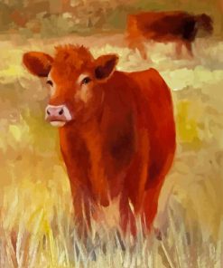 Red Cow Paint By Number