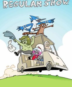 Regular Show Poster Paint By Number