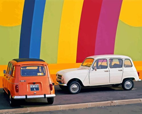 Renault 4 Paint By Number