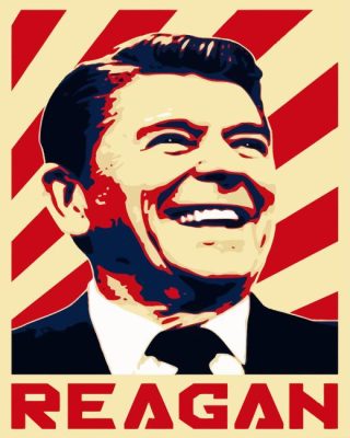 Ronald Reagan Poster Paint By Numbers