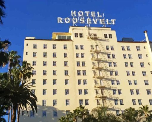 Roosevelt Hotel Paint By Number