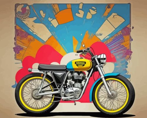 Royal Enfield Interceptor Paint By Numbers