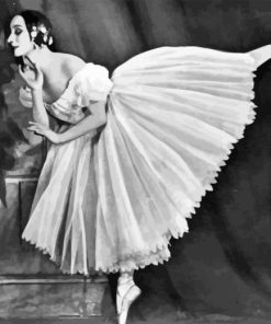 Russian Dancer Anna Pavlova Paint By Number