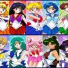 Sailor Scout Characters Paint By Number