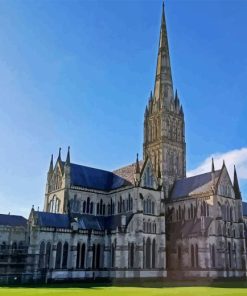 Salisbury Cathedral Paint By Numbers