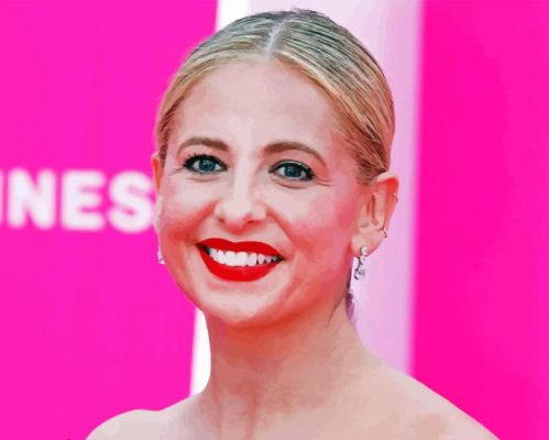 Sarah Michelle Gellar Paint By Numbers