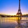 Seine River Eiffel Tower Paint By Numbers