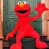 Sesame Elmo Paint By Numbers