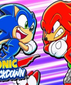 Sonic And Knuckles Paint By Number