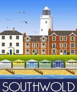 Southwold England Poster Paint By Numbers