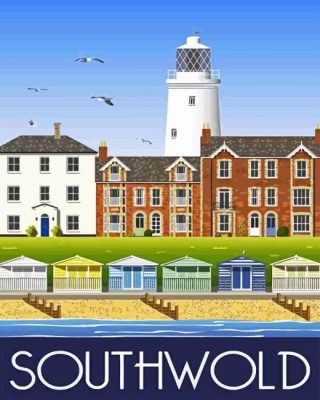 Southwold England Poster Paint By Numbers