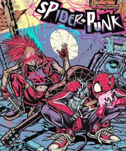 Spider Punk Poster Paint By Numbers