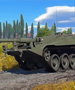 Stridsvagn 103 Paint By Number