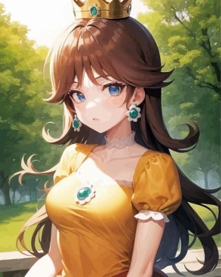 Super Mario Princess Daisy Paint By Number