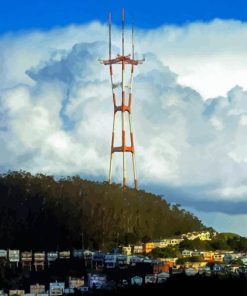 Sutro Tower Paint By Number