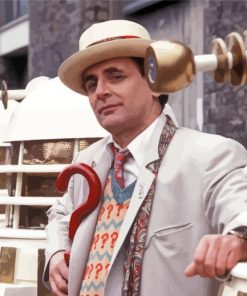 Sylvester Mccoy Actor Paint By Numbers