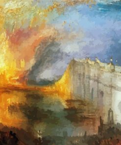 The Burning Of The Houses Paint By Numbers