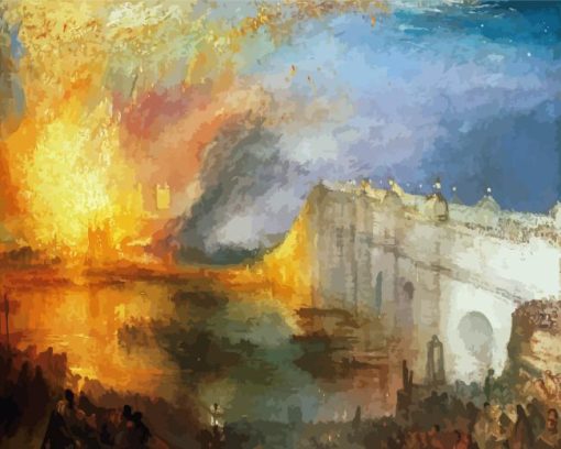 The Burning Of The Houses Paint By Numbers