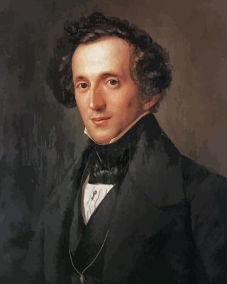 The Composer Felix Mendelssohn Paint By Number