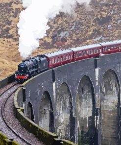 The Hogwarts Express Train Paint By Numbers