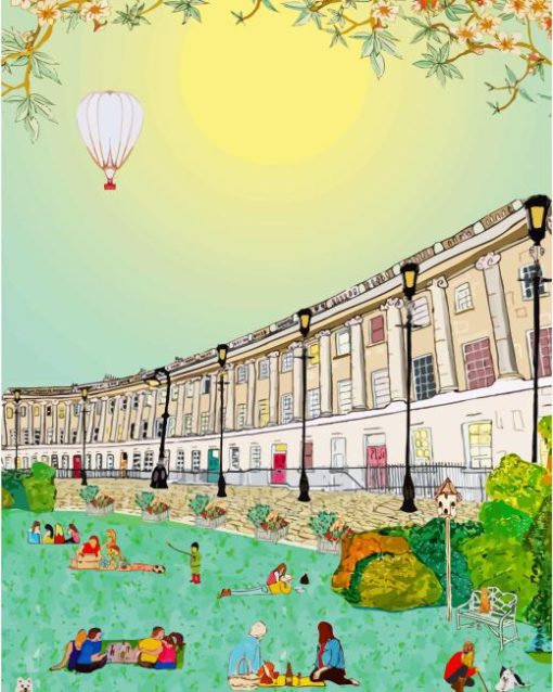 The Royal Crescent Paint By Number