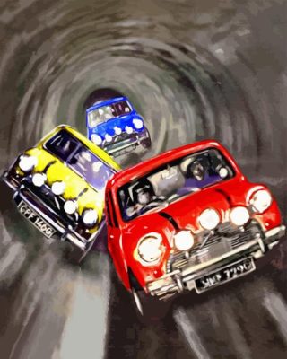 Three Mini Rally Car Paint By Number