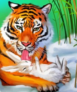 Tiger And Rabbit Paint By Number