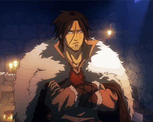 Trevor Belmont Castlevania Paint By Number