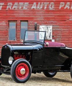 Vintage Ford Model A Paint By Numbers