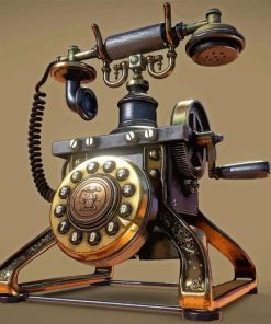 Vintage Phone Paint By Numbers