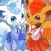 Vulpix Pokemon Anime Paint By Numbers