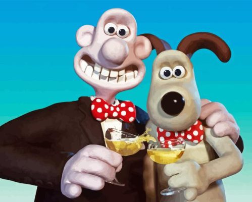 Wallace And Gromit Paint By Number