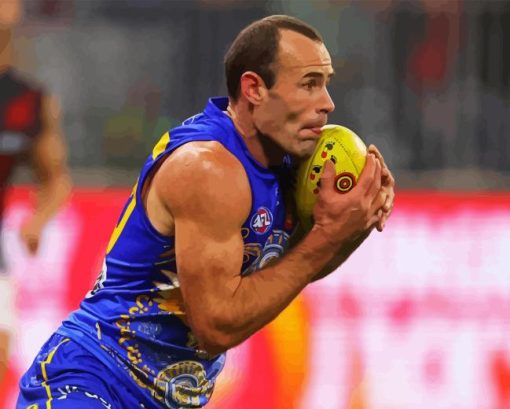 West Coast Eagles Player Paint By Numbers