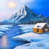 Winter Scene Art Paint By Numbers