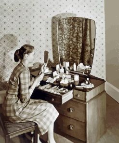 Woman At Dressing Table Paint By Numbers