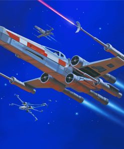 X Wing Fighter Paint By Numbers