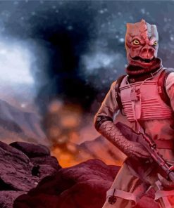 Bossk Star Wars Paint By Number