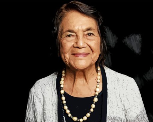 Dolores Huerta Paint By Number