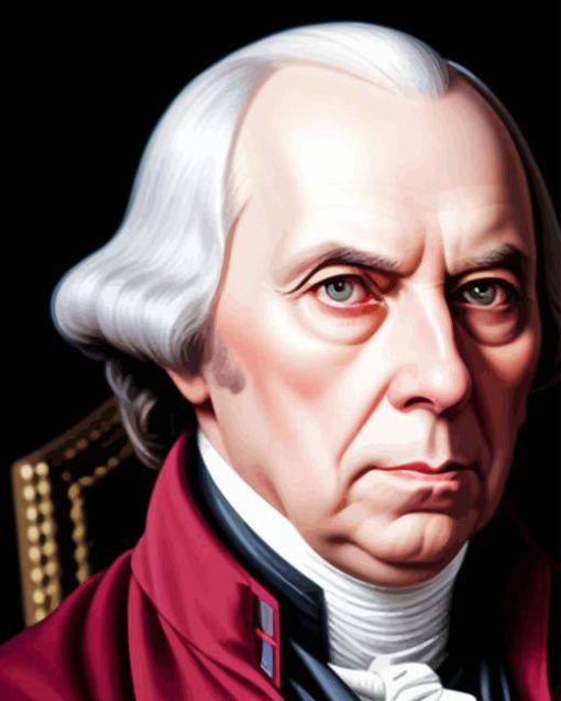James Madison Portrait Paint By Numbers