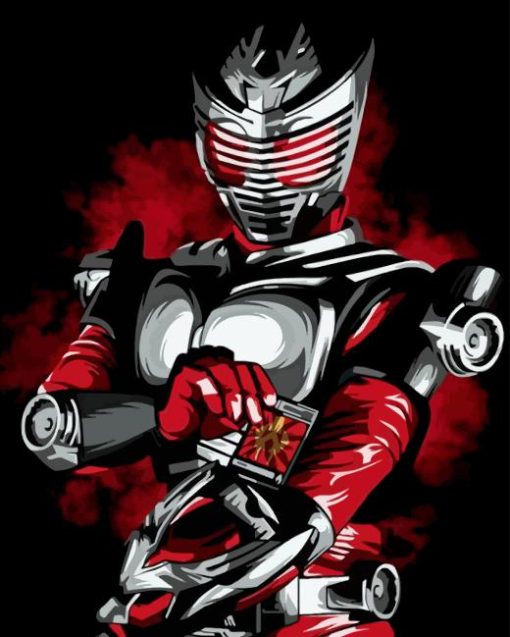 Kamen Rider Ryuki Paint By Numbers