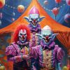 Killer Klowns From Outer Space Paint By Numbers