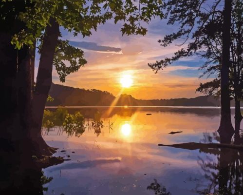 Lake Lanier Paint By Number