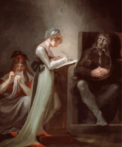 Milton Dictating To His Daughter Paint By Number