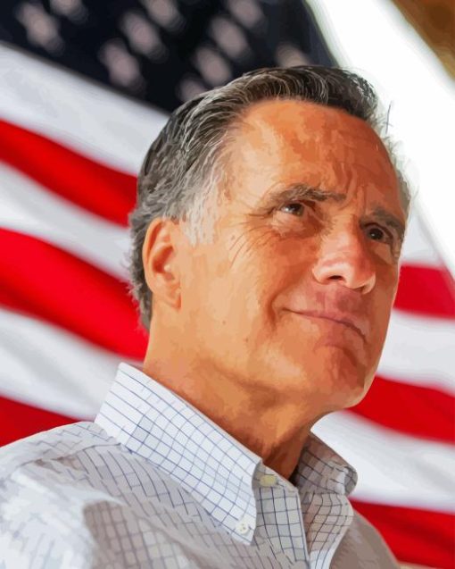 Mitt Romney Paint By Number