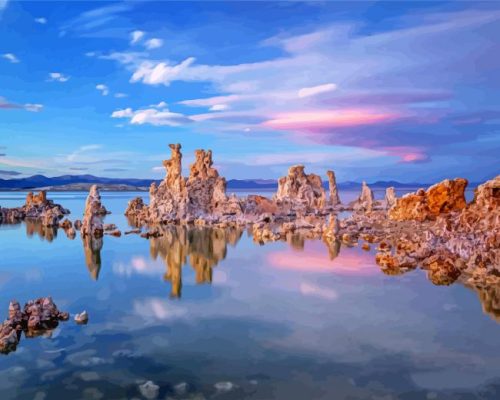 Mono Lake Paint By Numbers