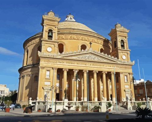 Mosta Dome Paint By Numbers