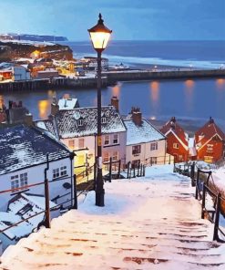 North Yorkshire In Snow Paint By Number
